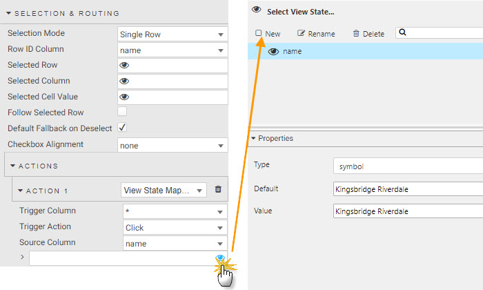 Create a neighborhood name view state.