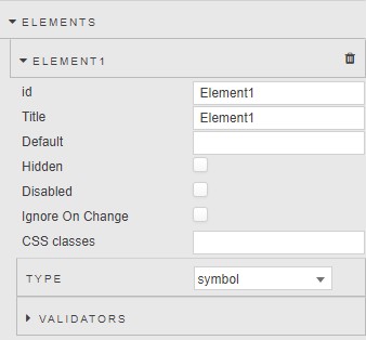 Form field properties