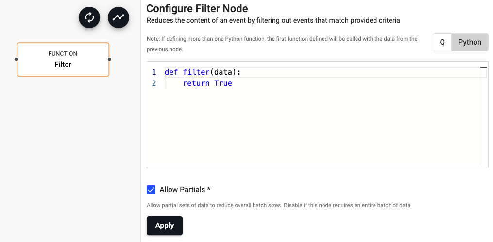 Python Filter properties