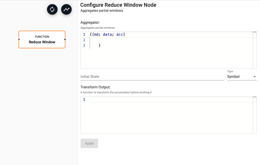 Reduce node properties