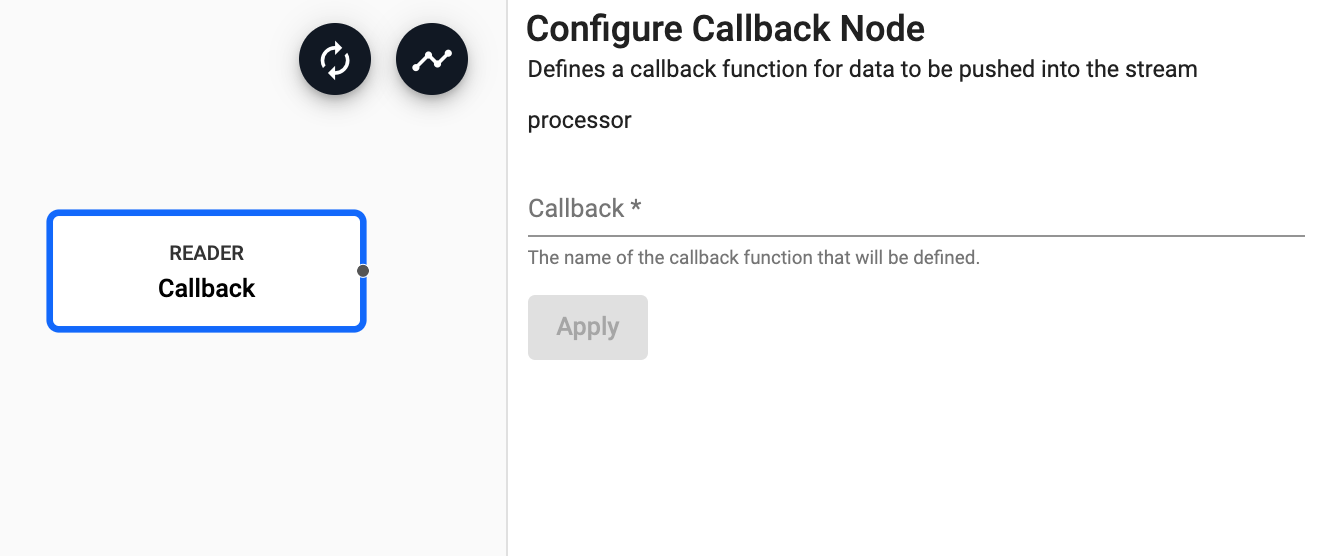 Callback reader properties