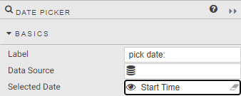 Date Picker setup for date view states.