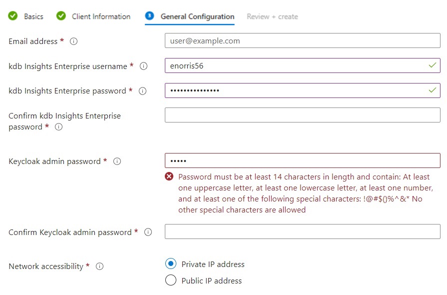 General Config