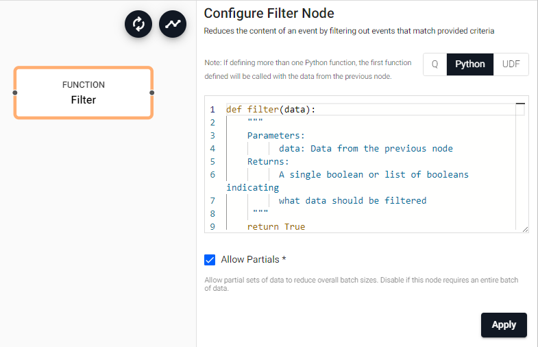 Python Filter properties