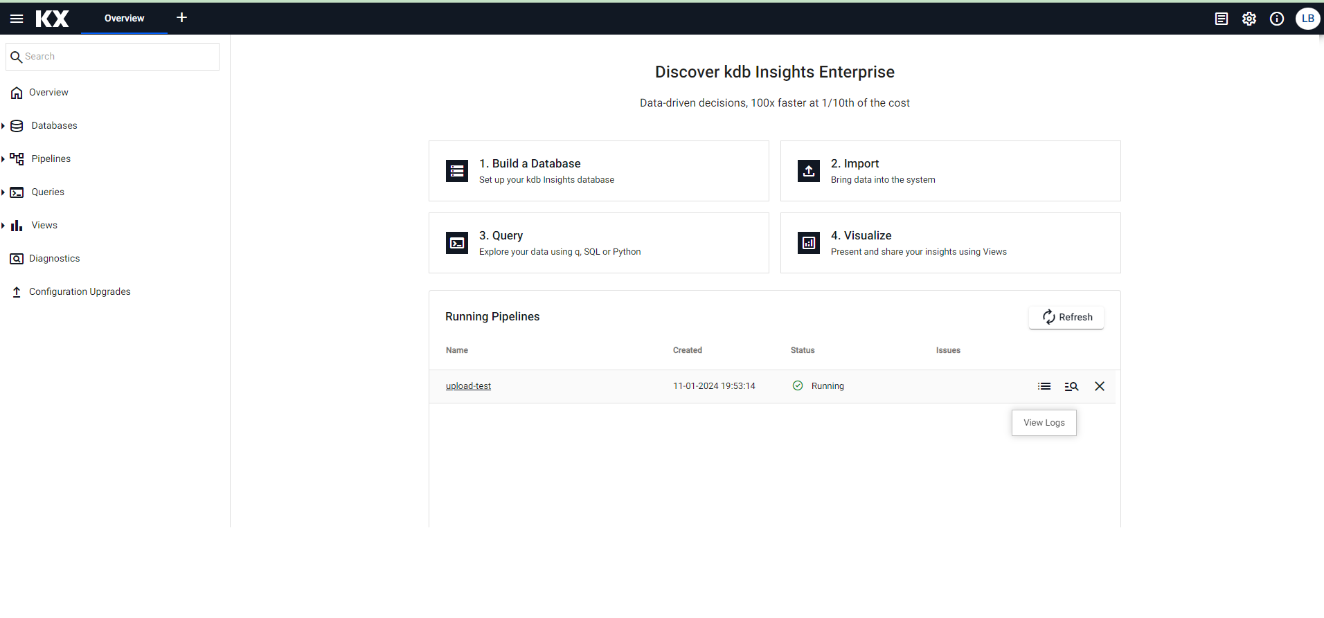 View Logs