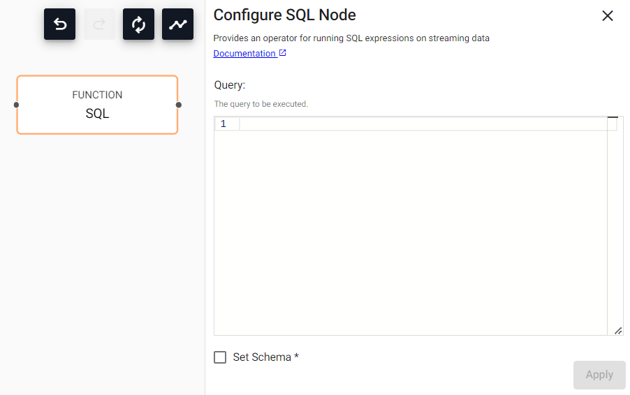 SQL node properties