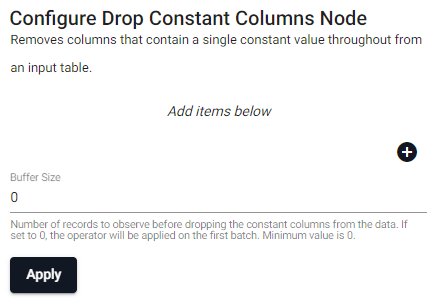 Drop Constant