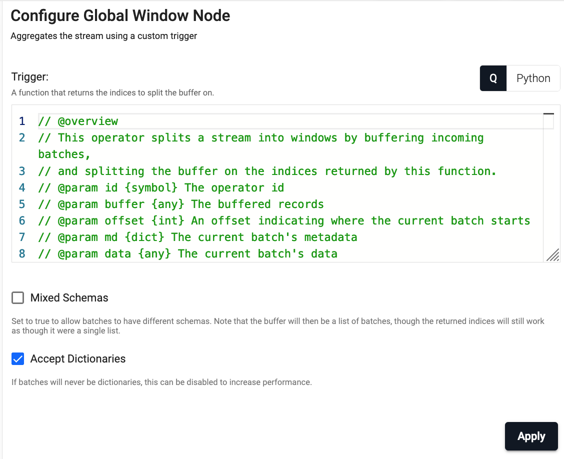 Global Window properties