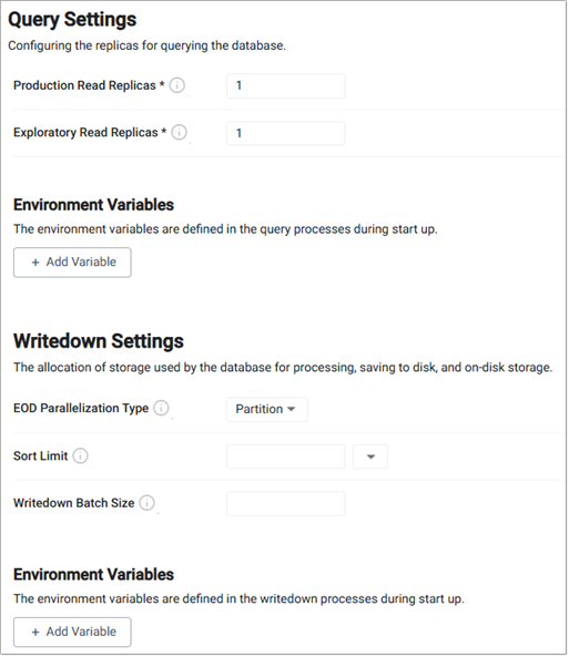 Environment variables