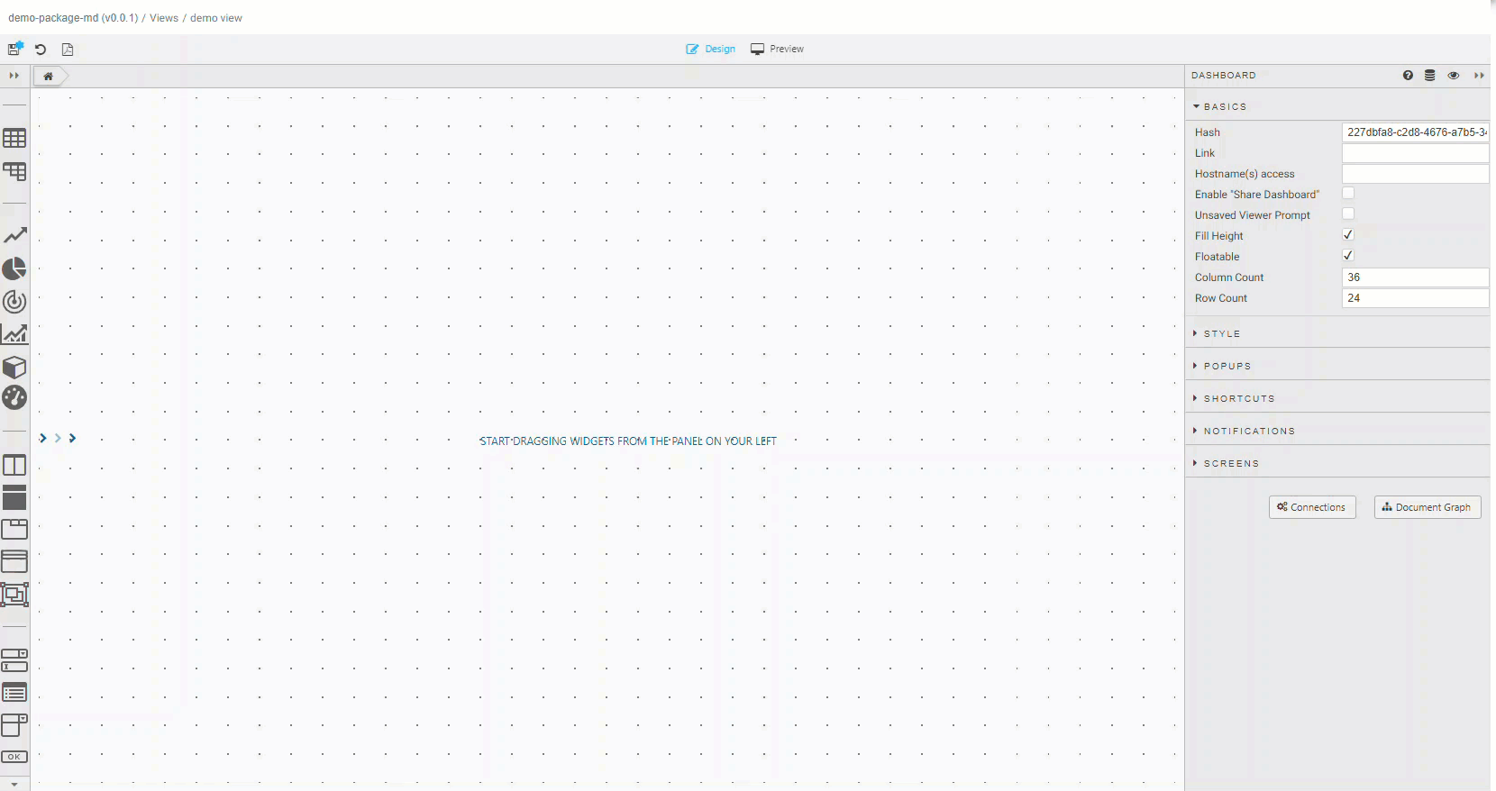 Click to populate Data Source to open the data editor.