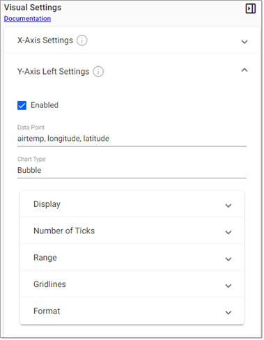 Y-axis settings