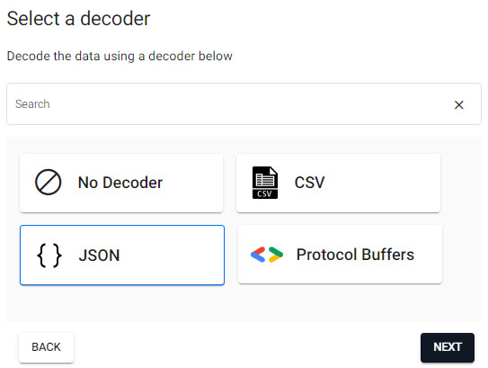 JSON decoder