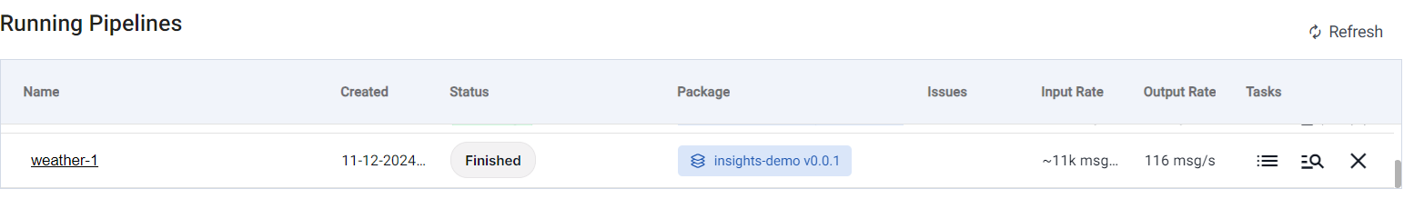 A running weather pipeline