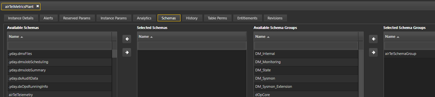 Ensure Schema Group added