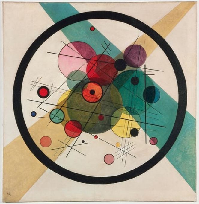 Kandinsky: circles in a circle