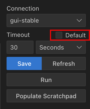 Set timeout per datasource