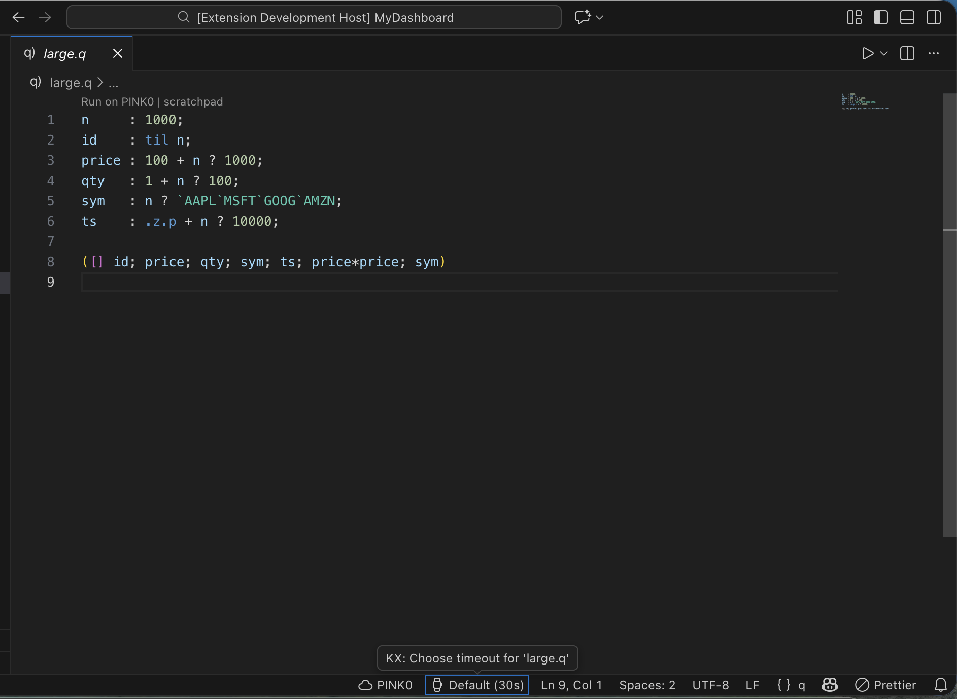 Set timeout per file