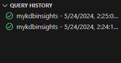 Query History