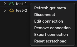 Reset Scratchpad with right click on connected instance